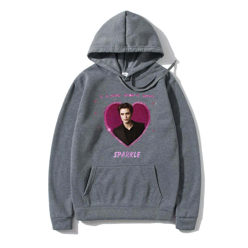 I Love Boys Who Sparkle Hoodie - Movies ulasan dan harga