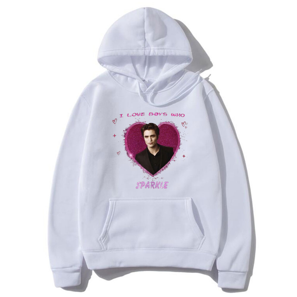 I Love Boys Who Sparkle Hoodie - Movies ulasan dan harga