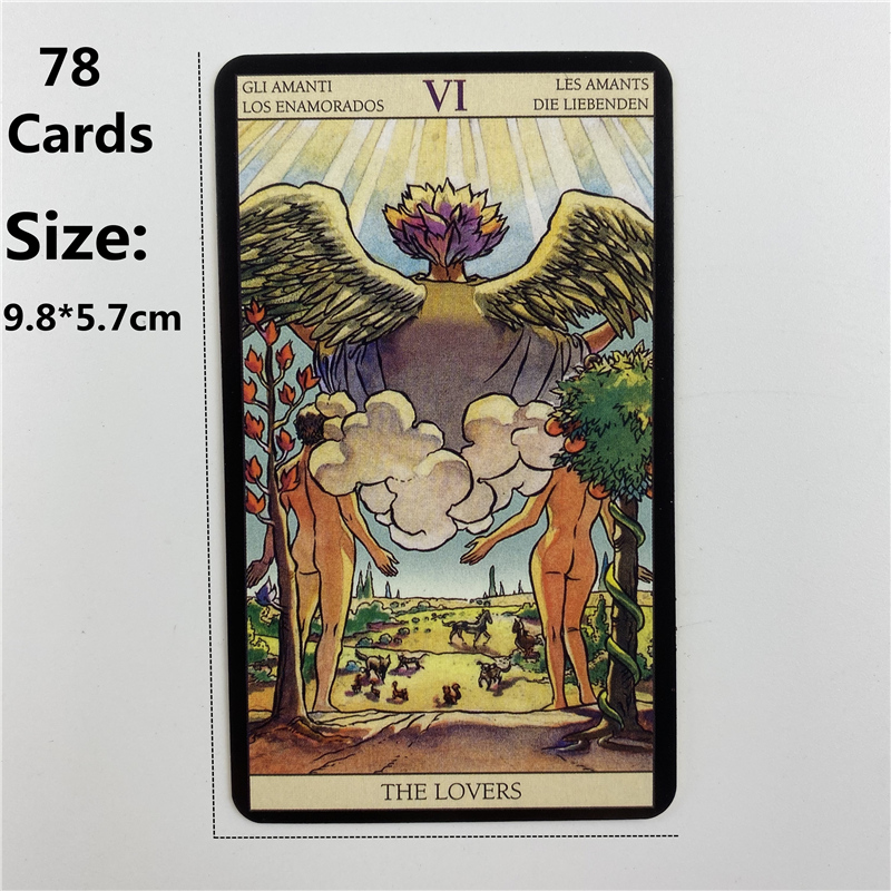 Metal Box Gilded Edition Back  - Tarot Deck With Guidebook ulasan dan harga
