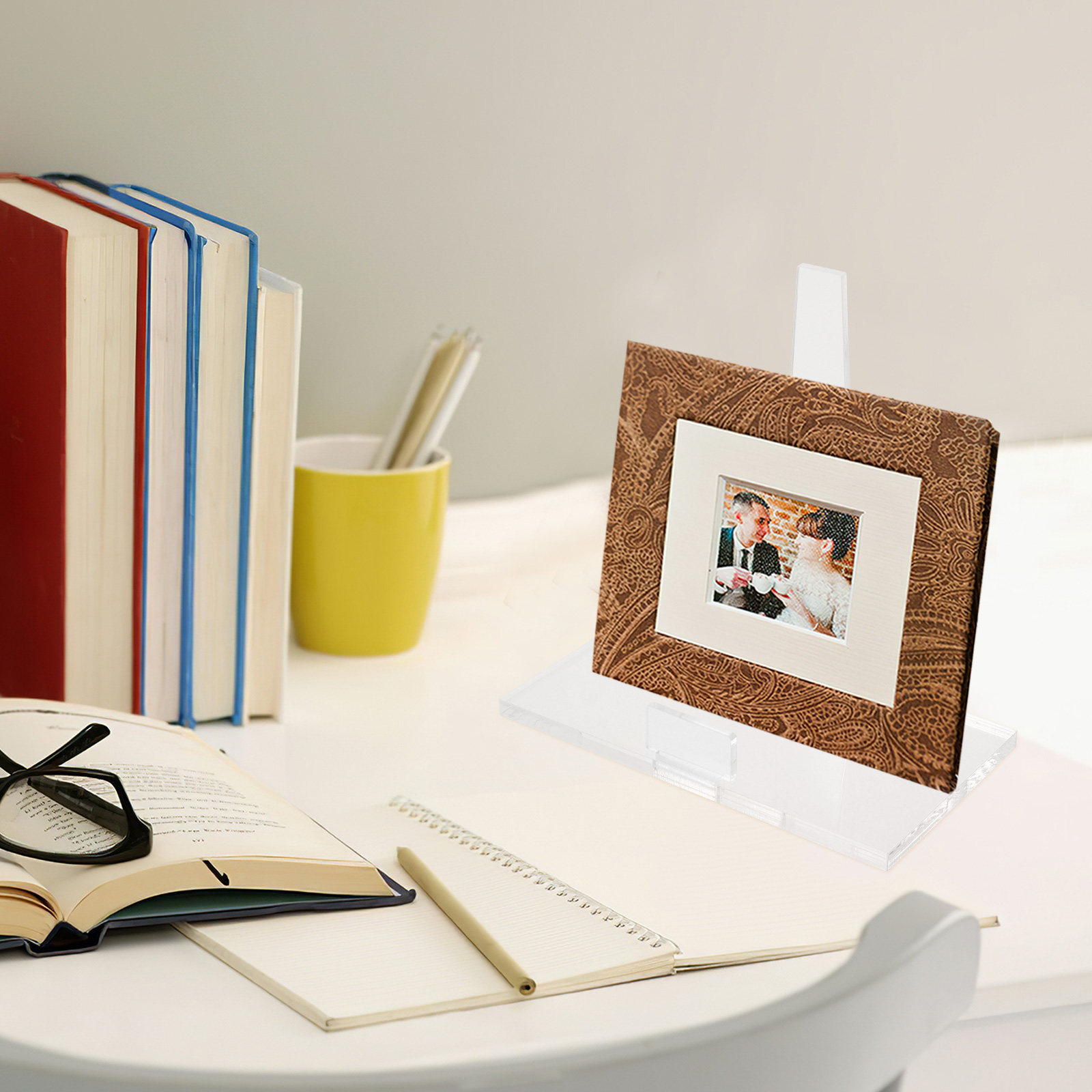 Portable Small Acrylic Picture - Clear Acrylic Book Stand Holder ulasan dan harga