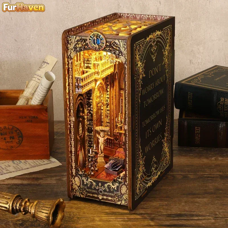 DIY Wooden Book Nook Shelf Ins - Diy Wooden Book Nook Kit Shelf Insert ulasan dan harga