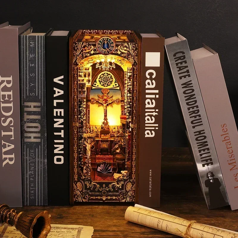 DIY Wooden Book Nook Shelf Ins - Diy Wooden Book Nook Kit Shelf Insert ulasan dan harga