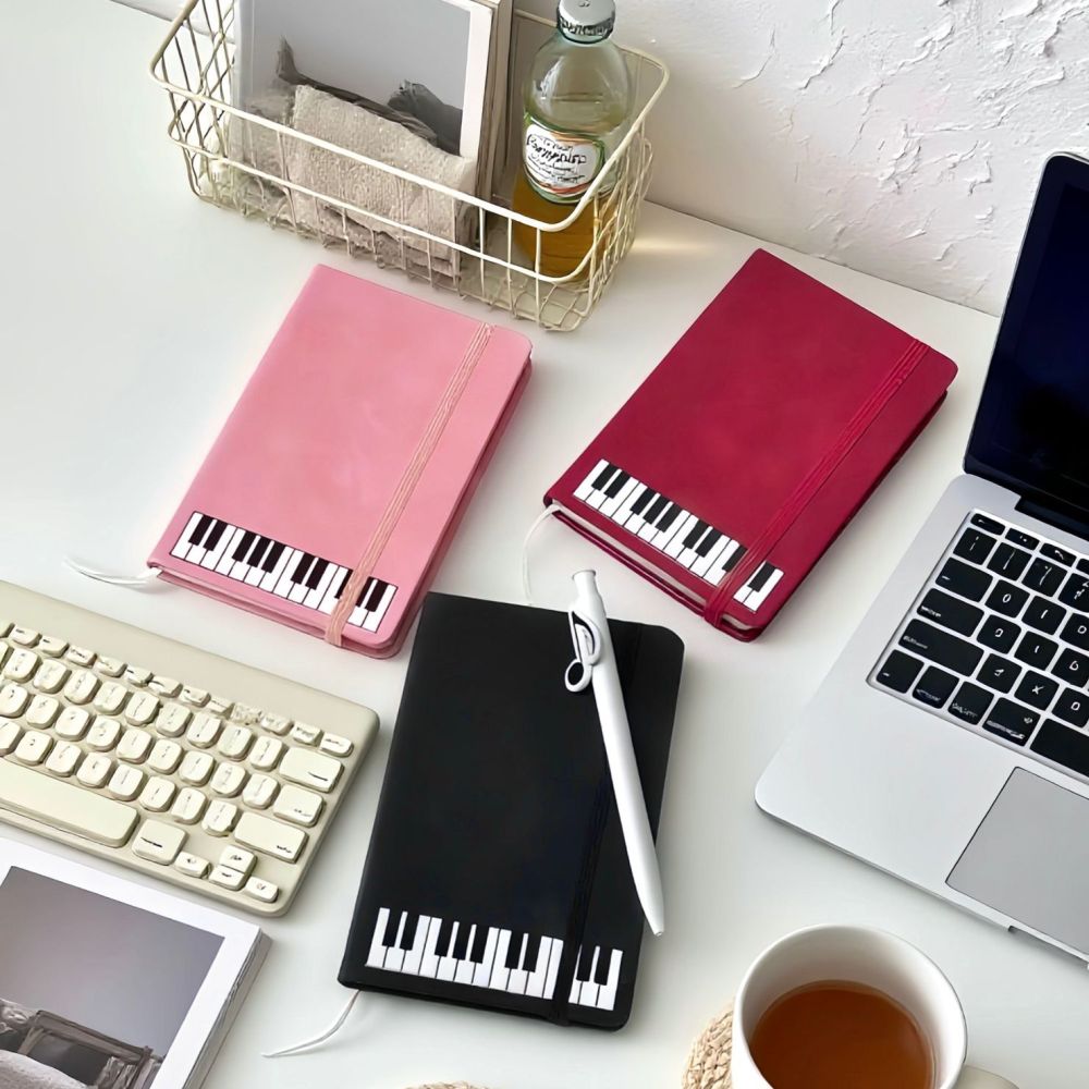 Music Theme Notebook Piano Sty - Blank Sheet Music Notebook ulasan dan harga