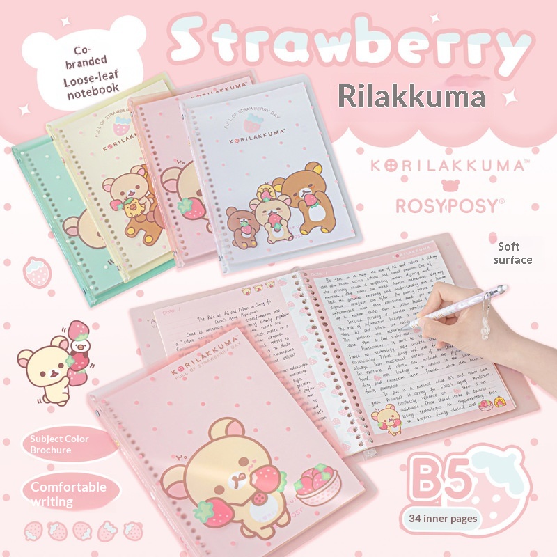 Rosyposy Korilakkuma Strawberr - Blank Sheet Music Notebook ulasan dan harga
