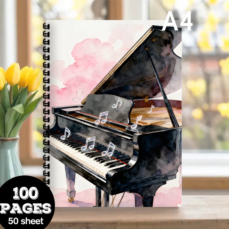 A4 Size, Music Notebook,Multi- - Blank Sheet Music Notebook ulasan dan harga