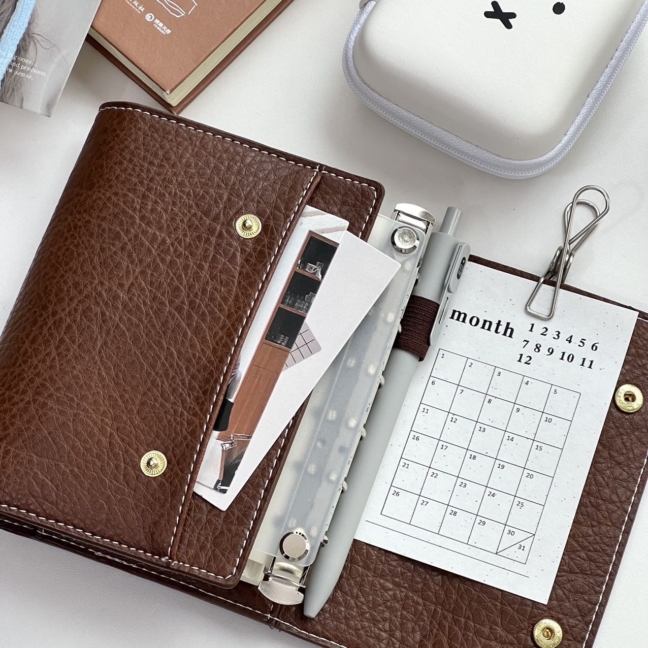 A7 Three Fold One Size Retro S - Vintage Leather Journal Notebook ulasan dan harga